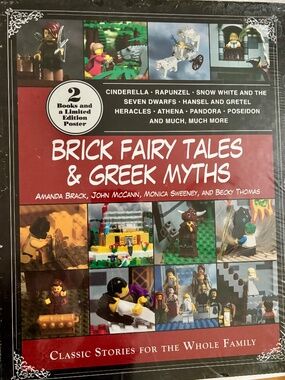 "Brick Fairy Tales and Greek Myths" Box Set Images are all LEGO BUILDS!UNOPENED!